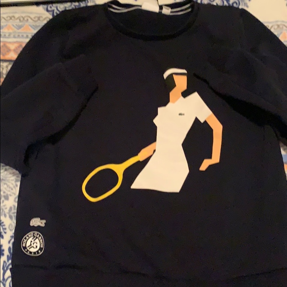 Lacoste crew neck sweatshirt